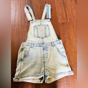 Topshop Light Blue Denim Overalls
